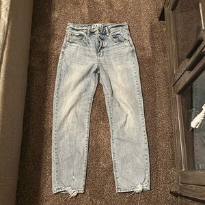 Light-washed jeans